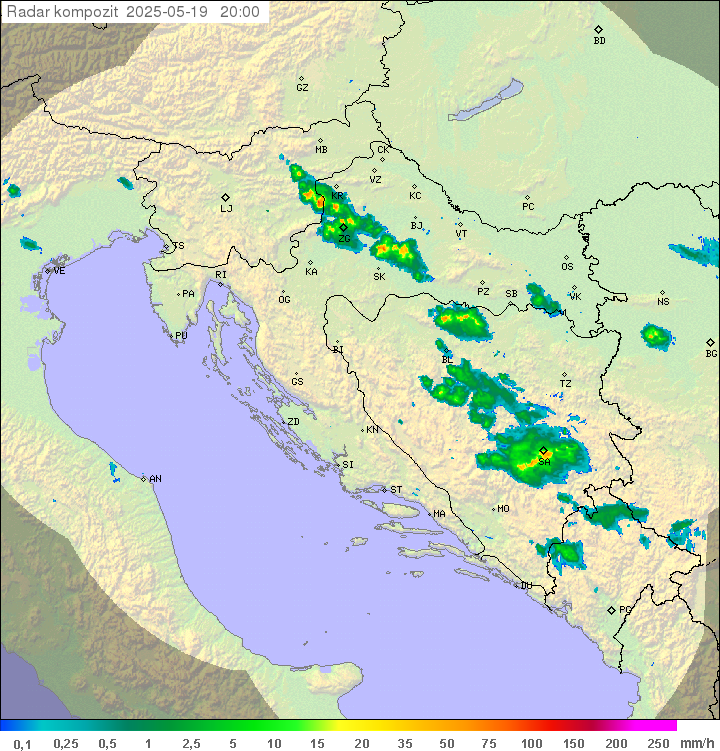 Padavine Hrvaška