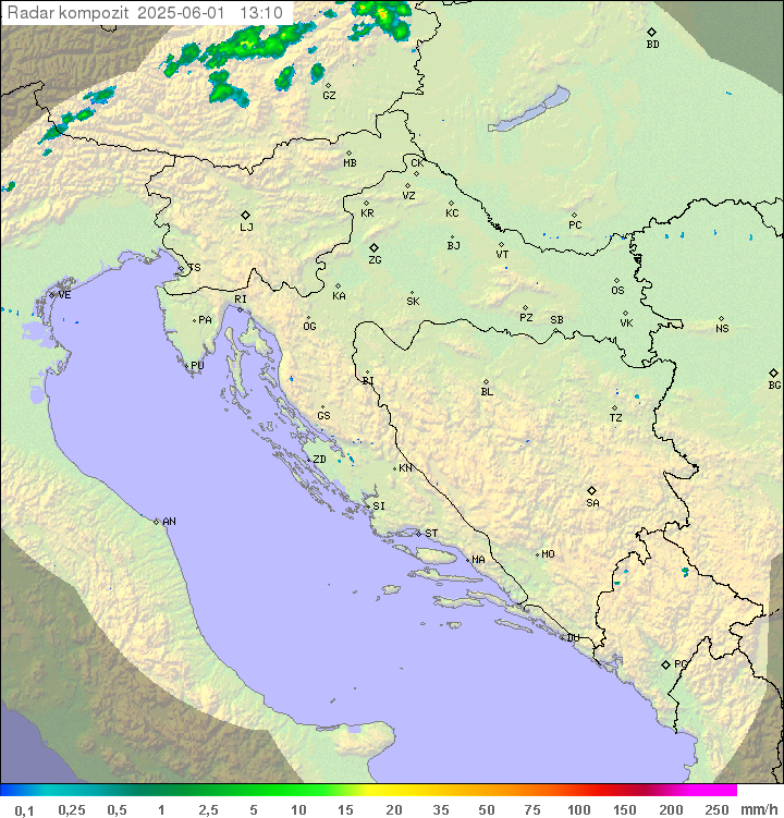 Padavine Hrvaška