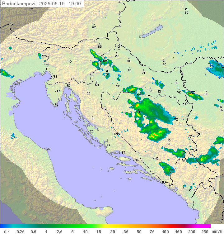 Padavine Hrvaška