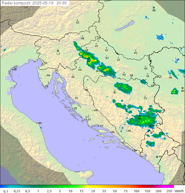 Padavine Hrvaška