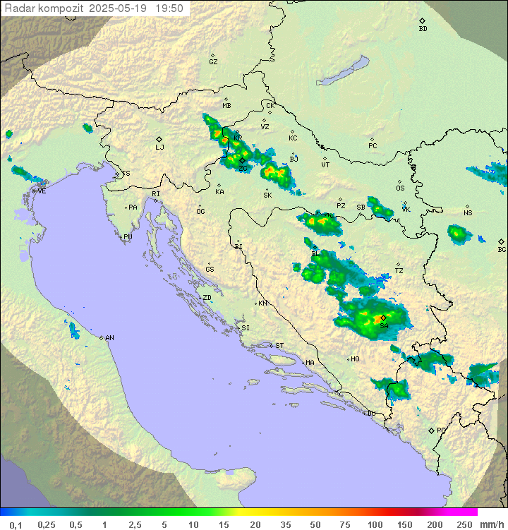Padavine Hrvaška