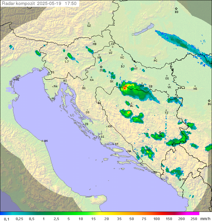 Padavine Hrvaška