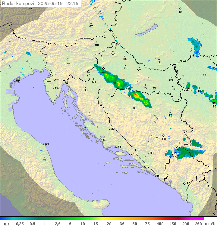 Padavine Hrvaška