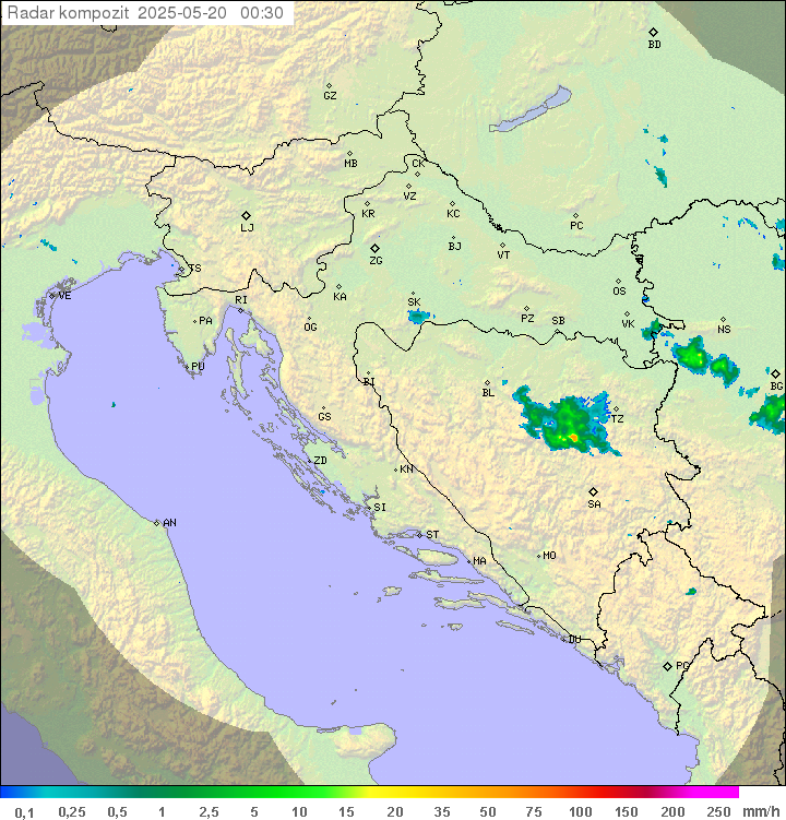 Padavine Hrvaška