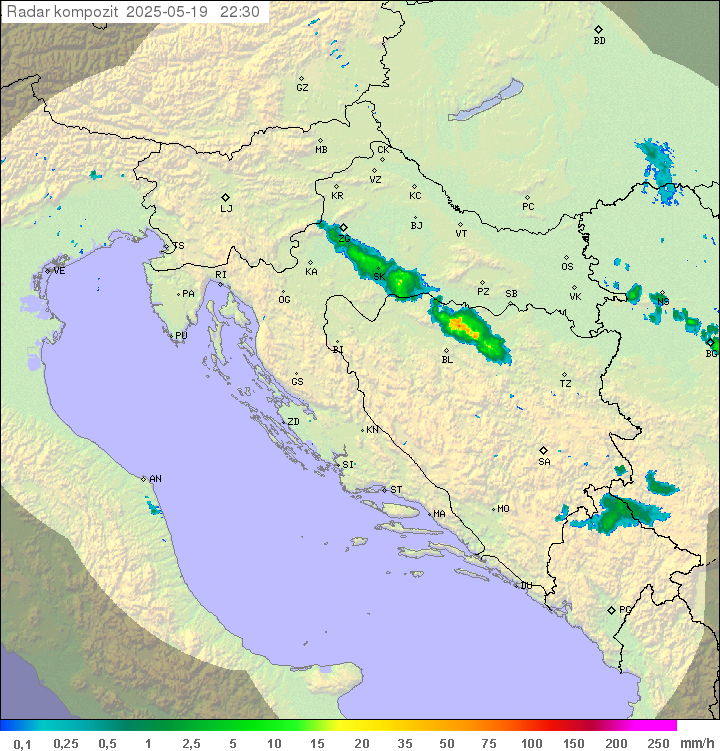 Padavine Hrvaška
