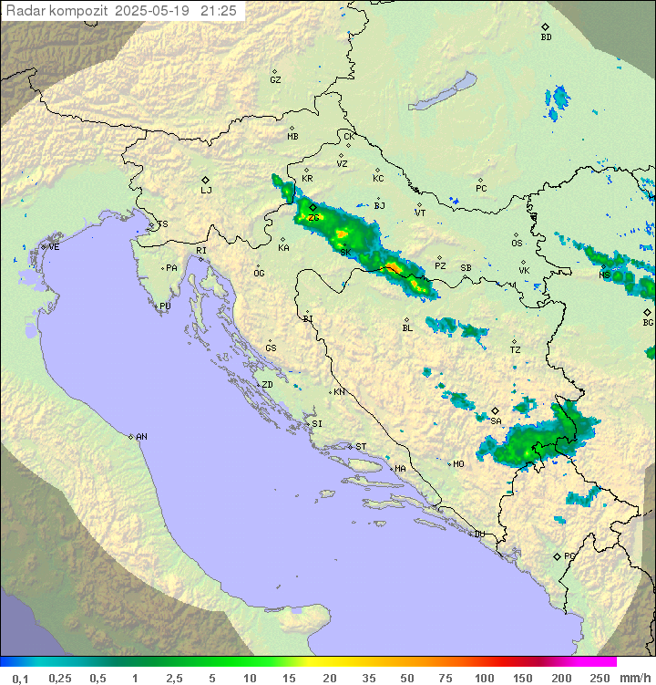 Padavine Hrvaška