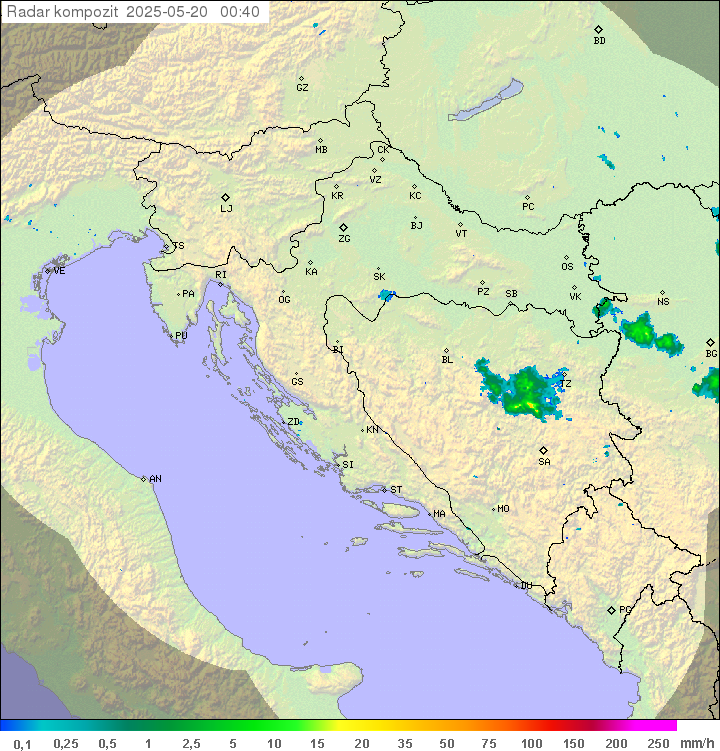 Padavine Hrvaška