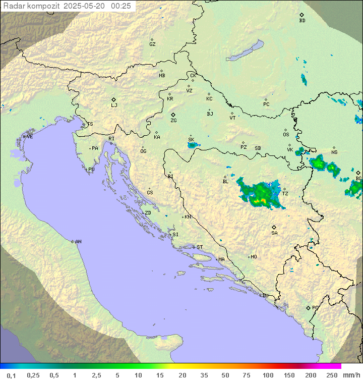 Padavine Hrvaška