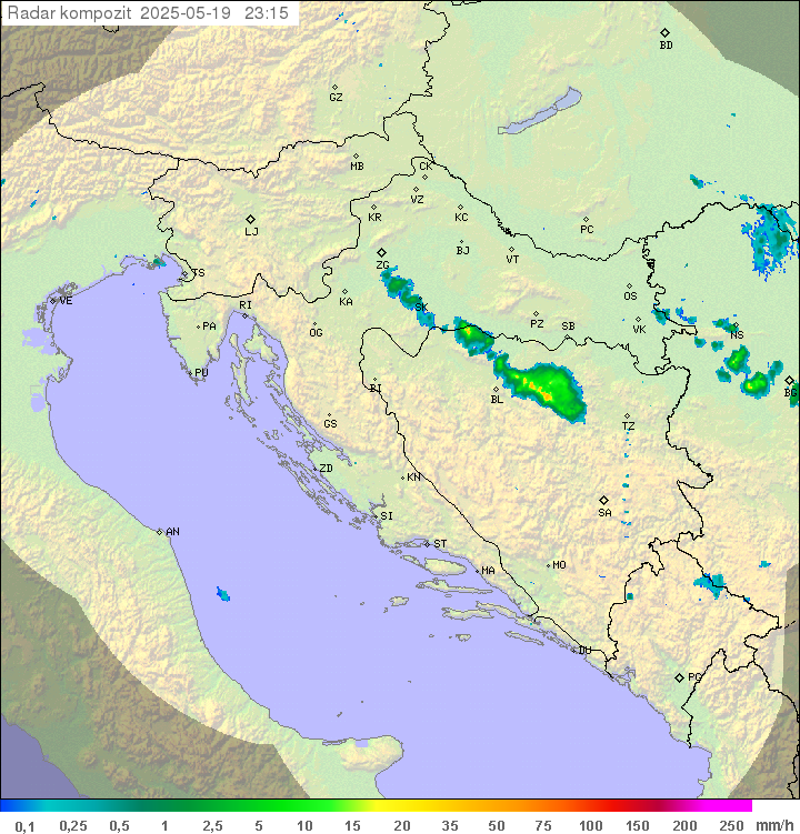 Padavine Hrvaška