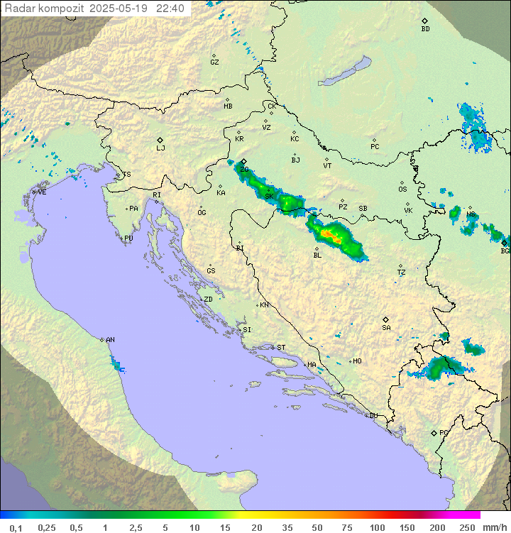 Padavine Hrvaška