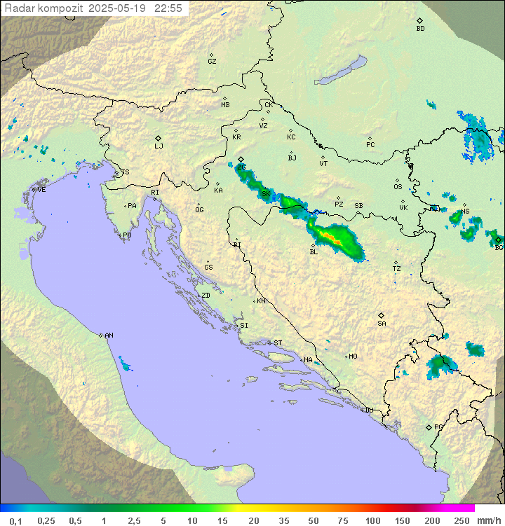 Padavine Hrvaška