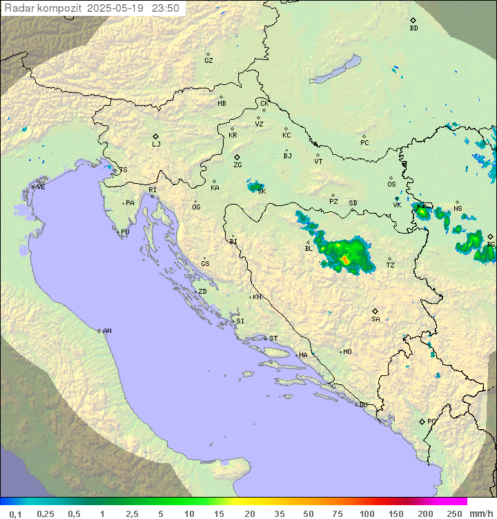 Padavine Hrvaška