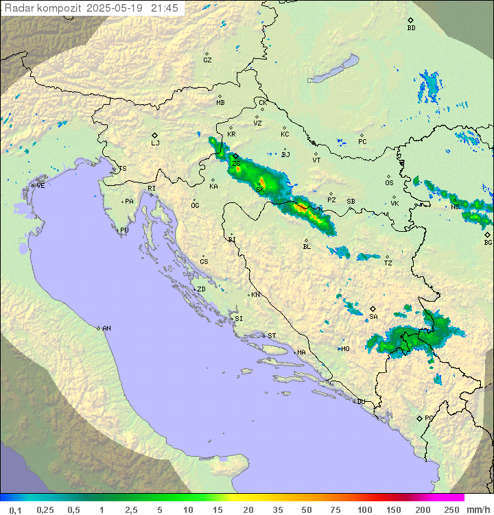 Padavine Hrvaška