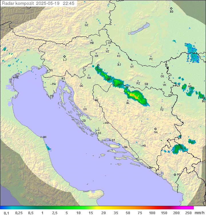 Padavine Hrvaška