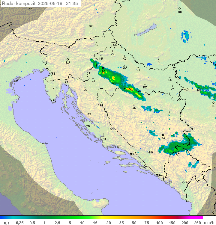 Padavine Hrvaška