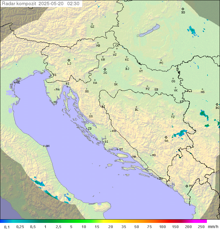 Padavine Hrvaška