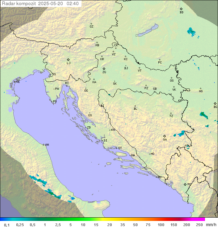 Padavine Hrvaška