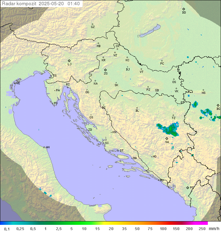 Padavine Hrvaška