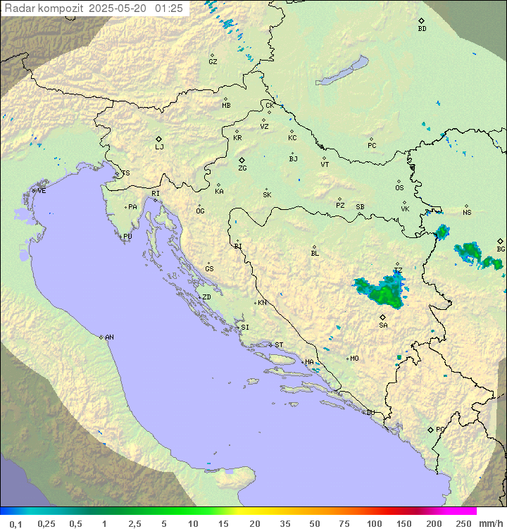 Padavine Hrvaška