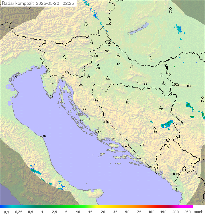 Padavine Hrvaška