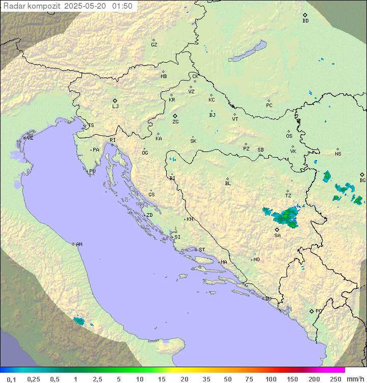 Padavine Hrvaška