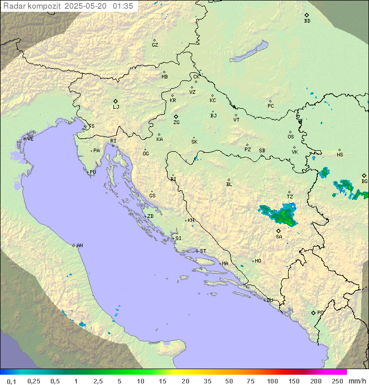 Padavine Hrvaška