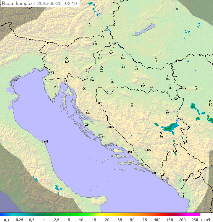Padavine Hrvaška