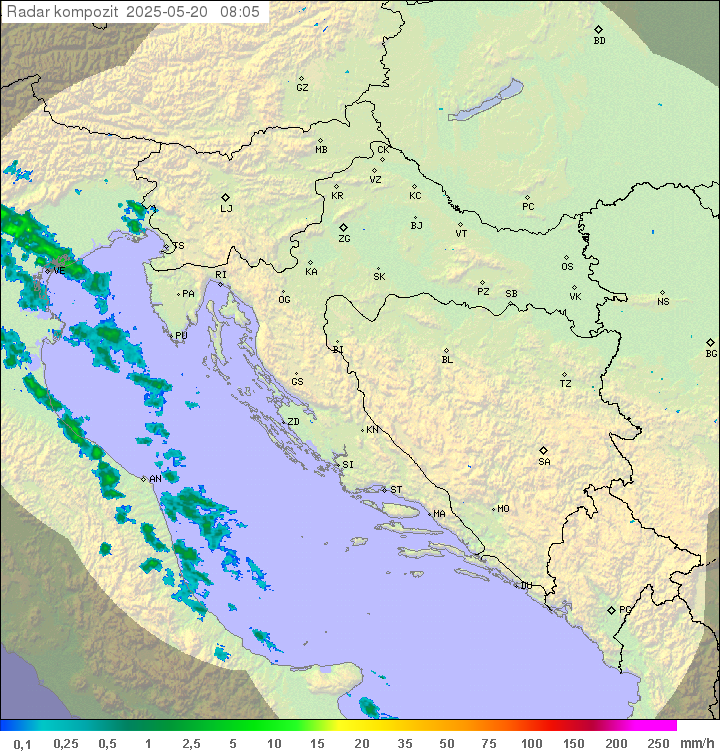 Padavine Hrvaška