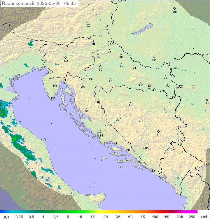 Padavine Hrvaška