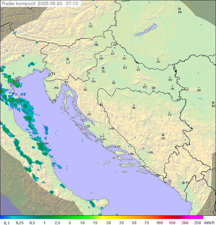 Padavine Hrvaška
