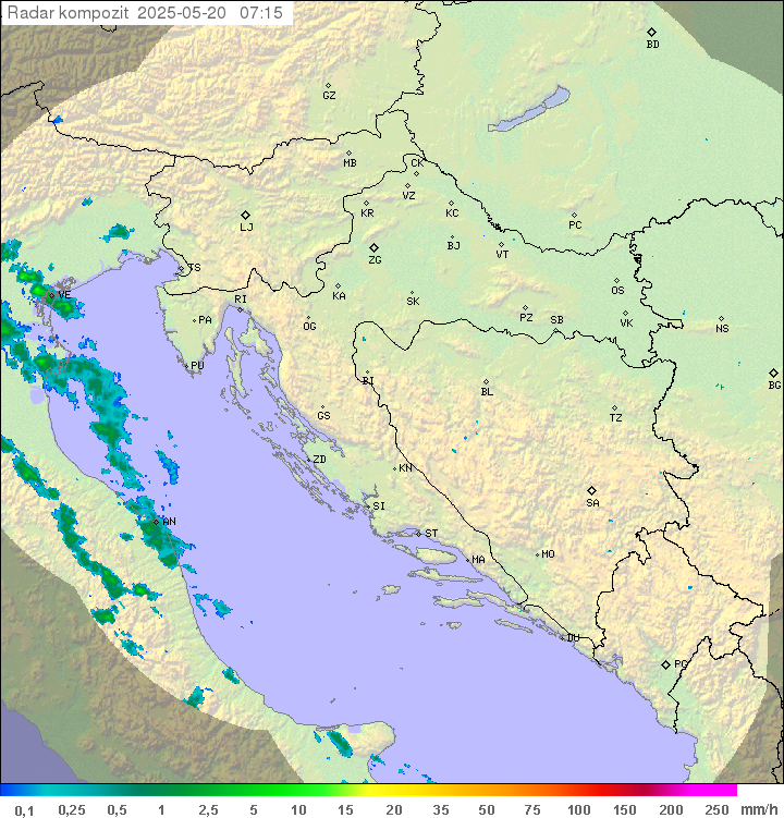 Padavine Hrvaška