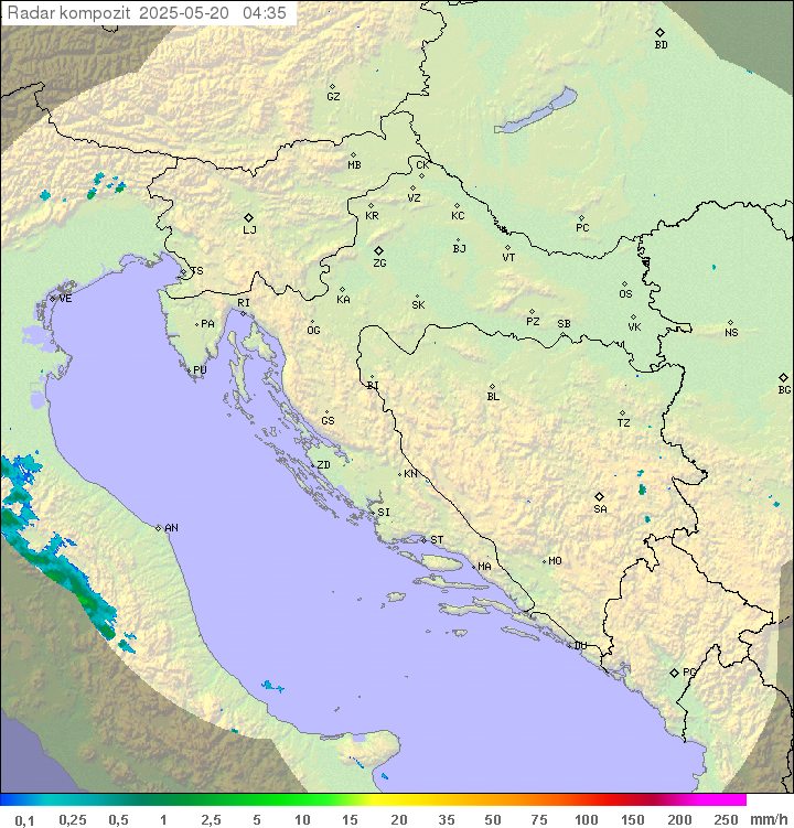Padavine Hrvaška