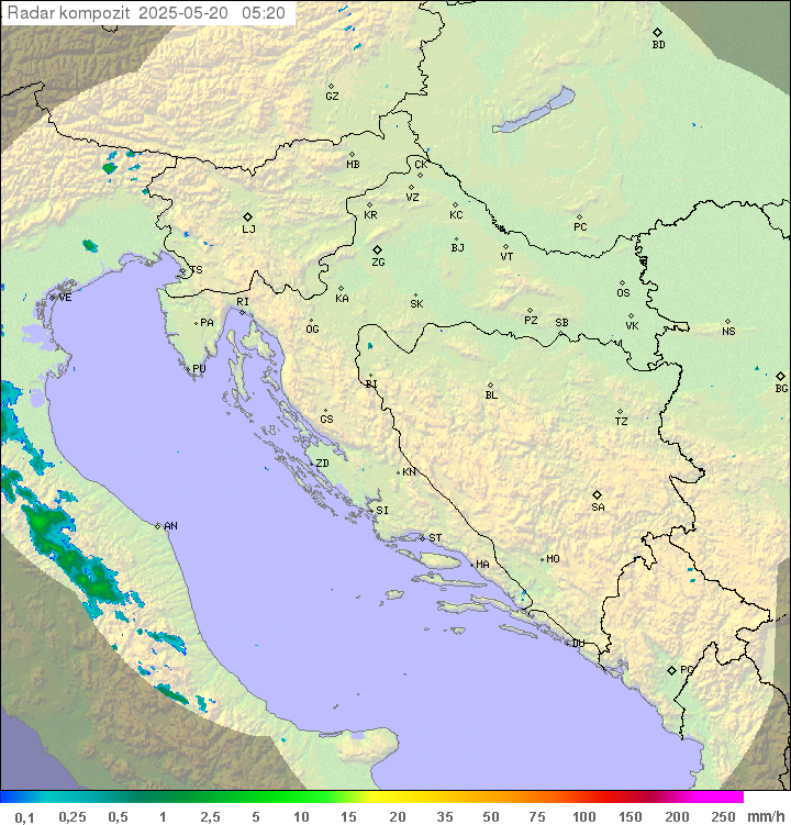 Padavine Hrvaška