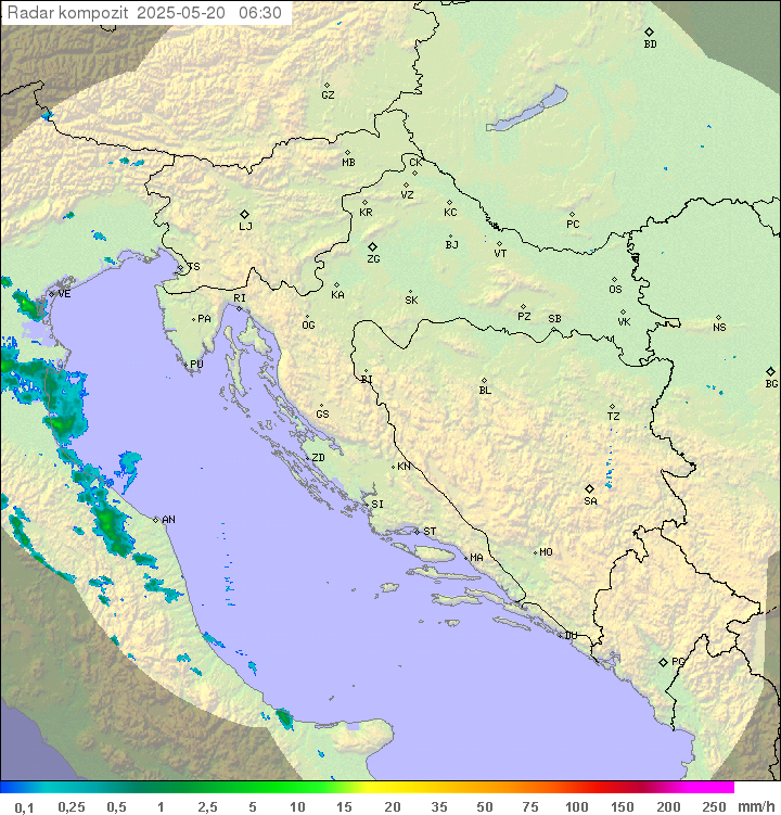 Padavine Hrvaška