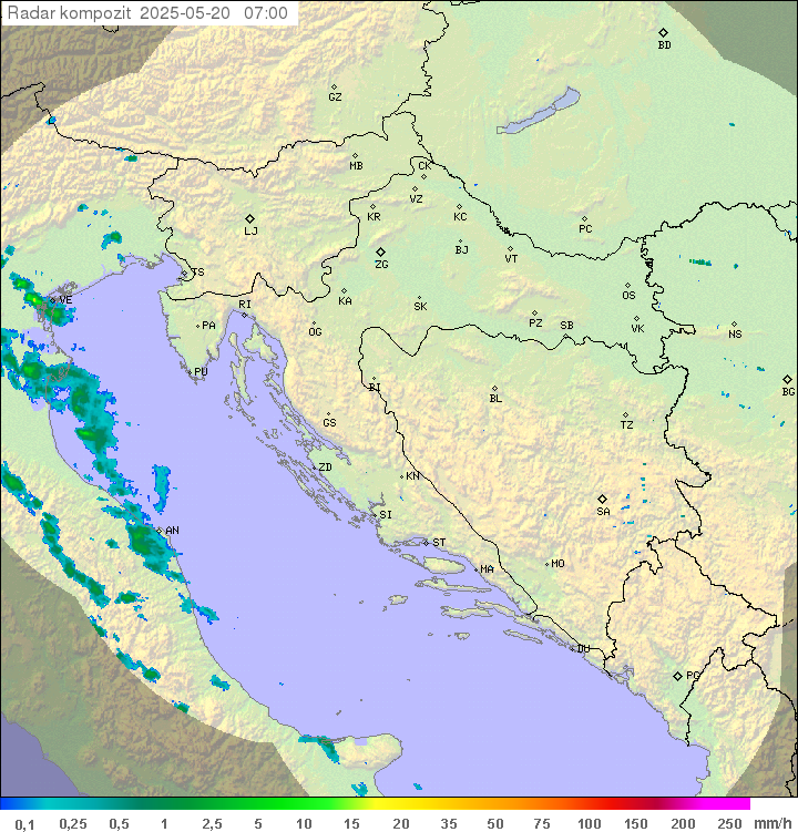 Padavine Hrvaška