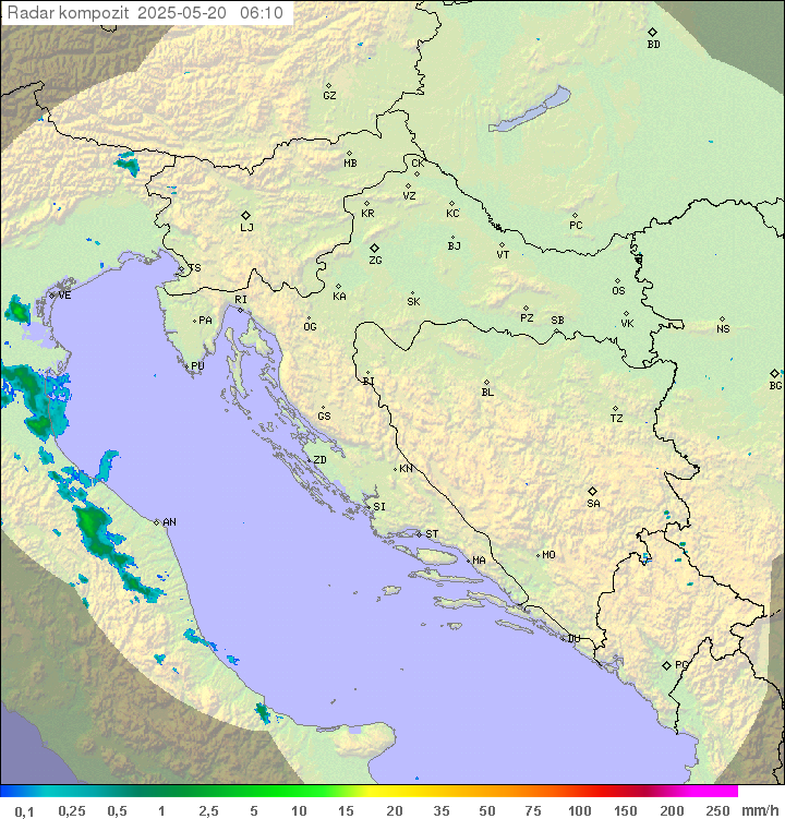 Padavine Hrvaška