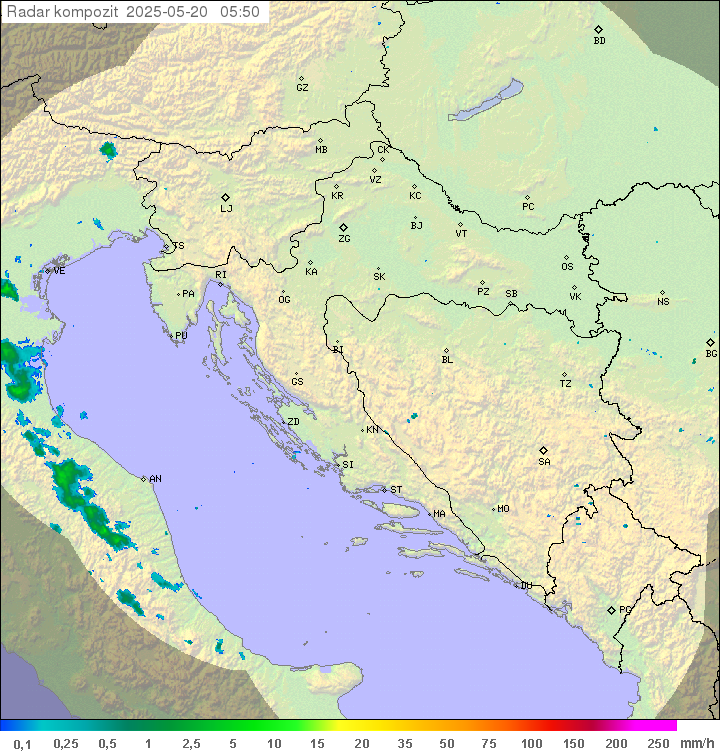 Padavine Hrvaška