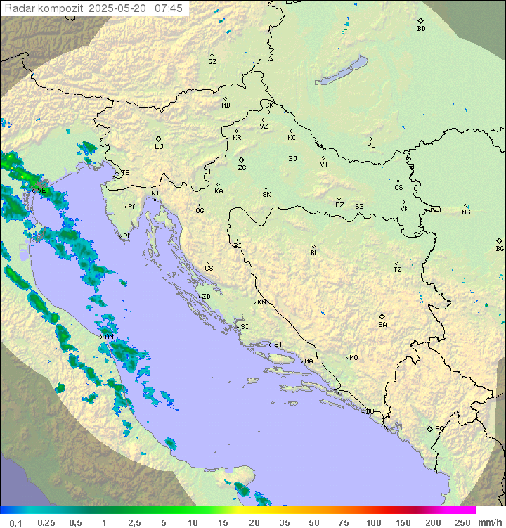 Padavine Hrvaška