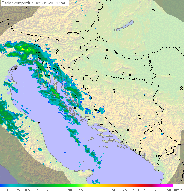 Padavine Hrvaška