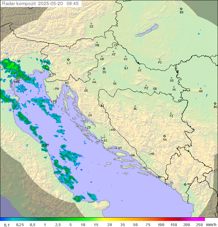 Padavine Hrvaška
