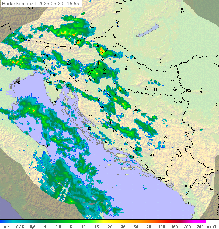 Padavine Hrvaška
