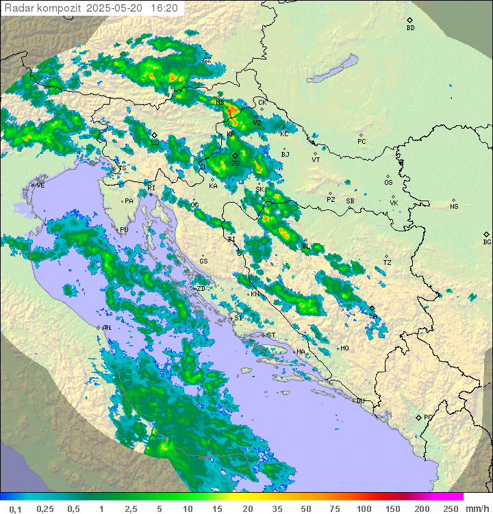 Padavine Hrvaška