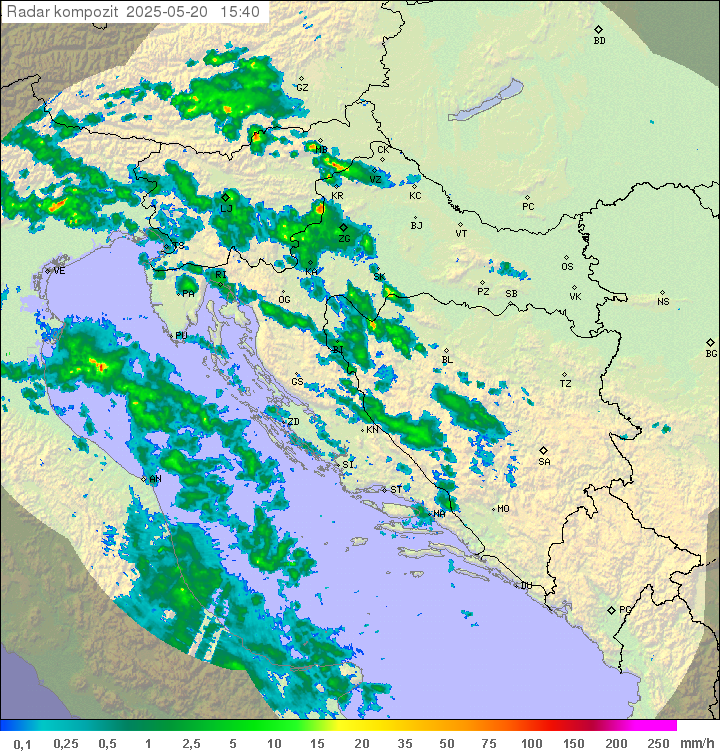 Padavine Hrvaška