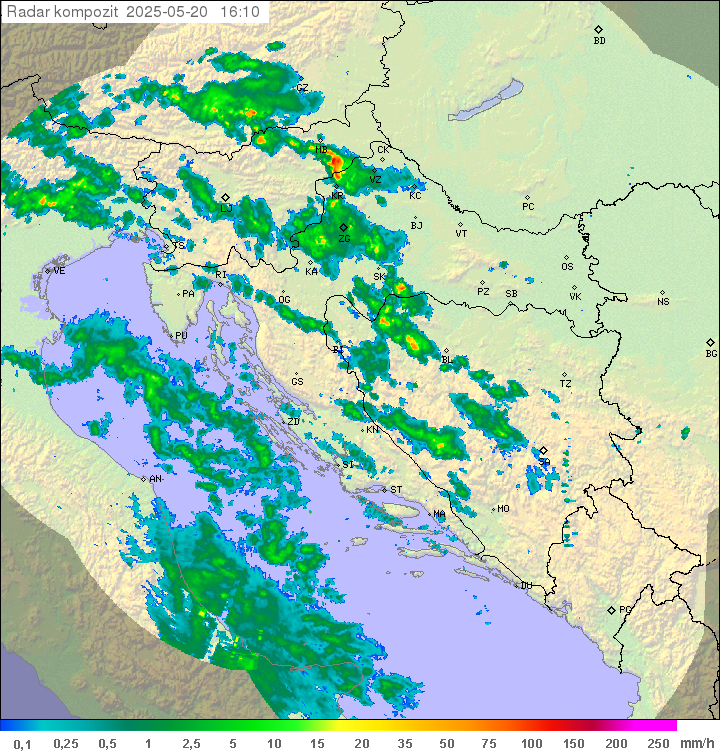 Padavine Hrvaška