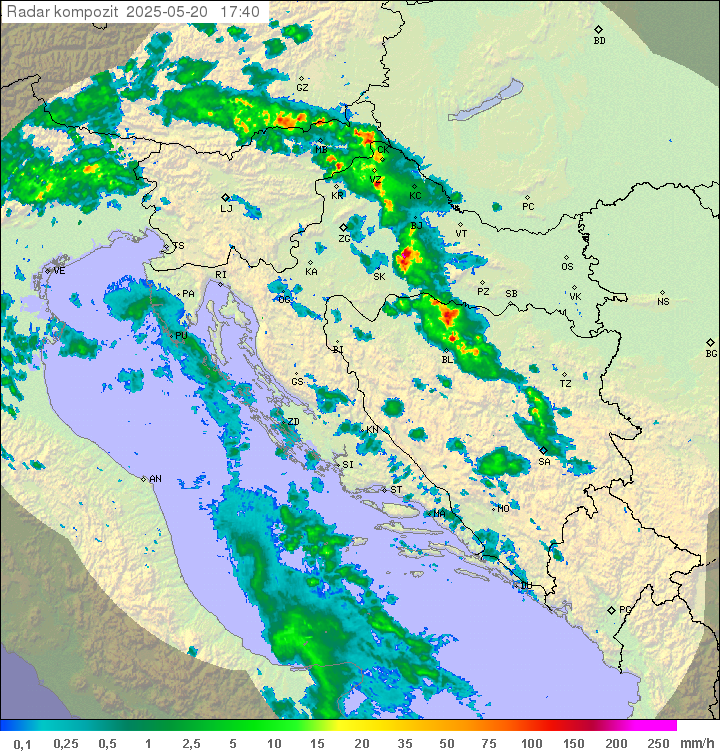 Padavine Hrvaška