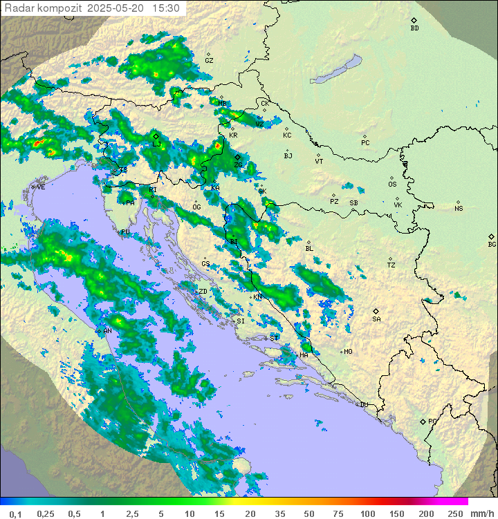 Padavine Hrvaška