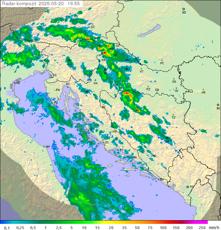 Padavine Hrvaška