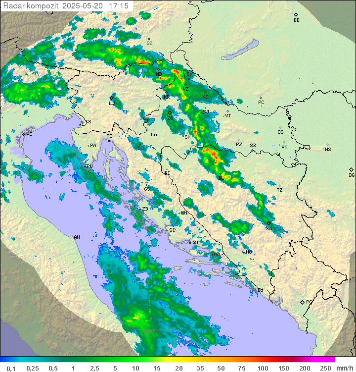 Padavine Hrvaška