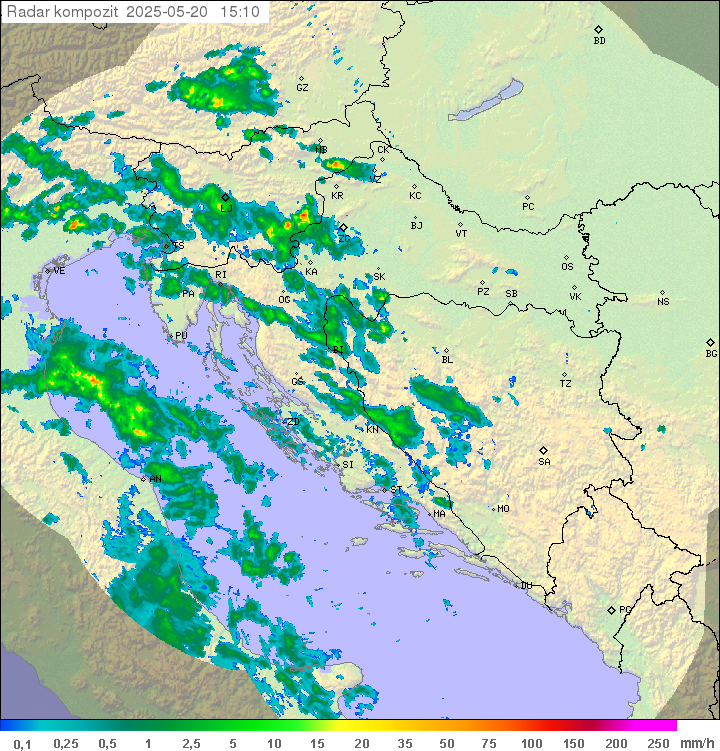 Padavine Hrvaška