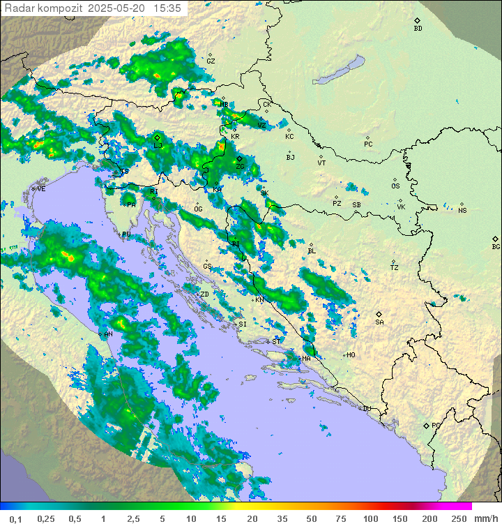 Padavine Hrvaška